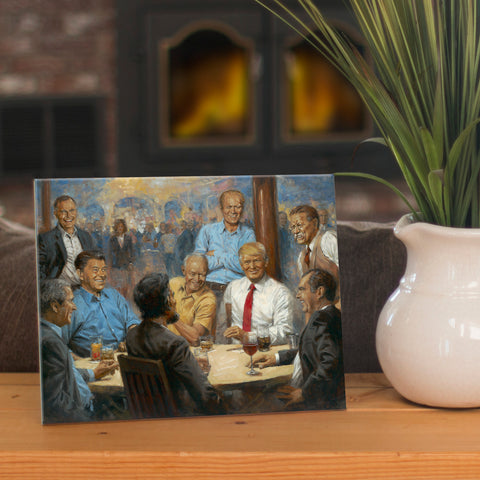 The Republican Club 8 x 10 Free Standing Tile - US Presidents by Andy Thomas