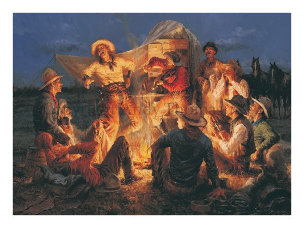 Cowboy Jig Notecards by Andy Thomas