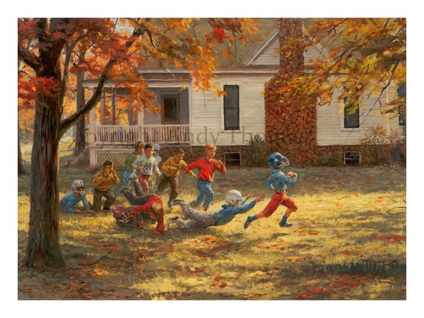 Fall Football Classic Notecards by Andy Thomas