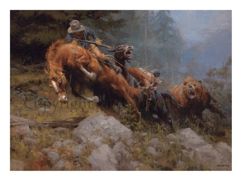 Grizzly Mountain Notecards by Andy Thomas
